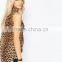 Online Shop China V Neck Ladies Leopard Blouse