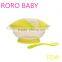 2016 BPA free newborn baby feeding bowl set baby suction bowl