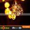 12 Solar Powered Christmas Holiday Led Owl Golden Outdoor String Lighting