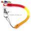 8-1/2"(215mm) Mix Color Expandable Coil With Metal Hook for Mobile Phone Straps #FLQ062B(Mix-s)