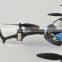 Inverted flying 2.4G small rc helicopter drone with lights.