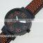 fancy classic man quartz alloy case charm leather watch