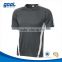 100% polyester wholesale dri fit men training black blank running t-shirt