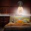110-130V Retro Upside-down Wine Glass Style LED Wall Light With Lampshade