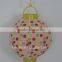 Hanging paper battery operated lantern for sale
