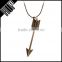 necklace 2016 fashion zinc alloy vintage arrow pendant