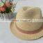 China factory price good quality fedora straw hat for men