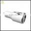 Wholesale 2.1A Dual USB LED Logo Design With Switch Button Phone Car Charger