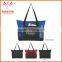 Wholesale 600 D Denier Polyester Top Zippered ClosureTote Bag With Mesh Pocket