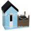 Trade assurance High quality outdoor decoration customized pine wooden bird house nest