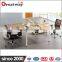 L-Shaped Office Desks Executive Office Table Modern Manager Metal Table Design
