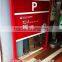 Outdoor Stainless steel wayfinding pylon sign