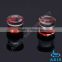 Charming body jewelry wholesale hotselling glass ear gauges