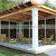 recycled backyard outside hollow composite wood decking wpc decking used gazebo for sale