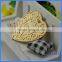 Zinc alloy decorative label for purse the heart shape metel label for bags wholesale