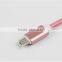 2016 Newest Fast Charging 2A Mobile Phone Nylon Usb Cable for iphone 6s