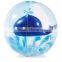 Cute beach ball with inflatable animal inside , new design beach ball