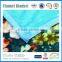 Hot Selling Various Kinds Super Soft Print Coral Fleece Blanket Scarf