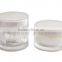 Transparent acrylic eye gel container with lid