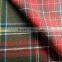 45% wool 55% polyester checked fabric for school uniform