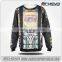 wholesale custom sublimation mens sweaters and hoodies