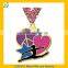 Winho 3d die cast dance sport medal