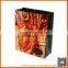 Promotional insulated paper red wine bottle carrying bag