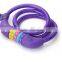 Five password color bicycle lock anti-theft bike lock chain lock cable lock
