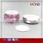 wholesale acrylic silver purple jar 15g 30g 50g round Oblique jars cosmetic acrylic jar cosmetic cream jar 50ml