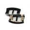 High Fashion Black Plastic Womens Belt