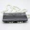 Clear cap rectangular 2 colors professional eyeshadow palette packaging