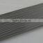 Gray color wavy crystal glass mosaic tile for kitchen wall tile decoration ,factory mosaic tiles (PMZ056-1)