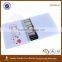 A4 size 4 pin post binder pvc leather file folder white with transparent pocket