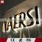 Factory direct sale stainless steel acrylic led channel sign backlit letters