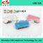 China origin best portable slim funny mini 4 port usb 2.0 hub [white,blue and pink]