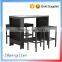 Garden furniture bar stool set patio dining 5pcs wicker Seaside Rattan 4 Seater Bar Table and Chair Set