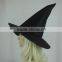 Black non-woven fabrics Halloween hats witch hat