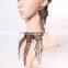 MYLOVE Pendant Chain Flower Black Lace Choker Handmade Necklace Women MLY273