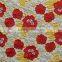heavy gold african lace chemical water soluble embroidery lace fabric for garment accessories