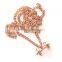 New Design Stainless Steel Dumbbell Pendant Dumbbell Charm Necklace