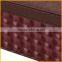Customized middle size pu leather tissue box for houseware