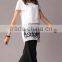 Pretty Steps 2016 elegant ladies casual chiffon top high quality round collar blouse for women
