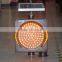 12 Inch Yellow Flashing Warning Traffic Safety Road Blinker Solar Traffic Light on Sale