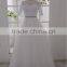 Real Pictures White Lace Floor Length Custom Made Long Formal Bridal Robe De Mariee BW320 Short Sleeve Cheap Wedding Dresses