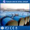3PE coating spiral steel pipes for water gas oils