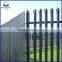 High Security Green Black PVC Coated Galvanized Steel Palisade
