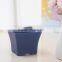 Seed Blue square plastic flower pots for plant propagation