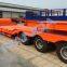 PANDA 4 axle 100t  lowboy trailer for heavy duty equipment transporter