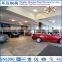 Steel structure design and glass curtain wall 4S car exhibition hall