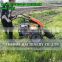 walking two wheel tractor with reversible handlebars for sickle bar mower